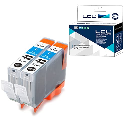 LCL Compatible Ink Cartridge CLI42 CLI-42 CLI-42C Replacement for Canon PIXMA Pro-100S Pro-100 2PK