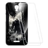 ESCAMOT Bedruckte Hülle + 2 Glas Schutzfolie Kompatibel mit Alcatel Pixi 4 5.0