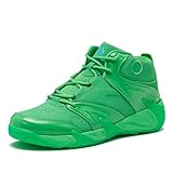 SHAQ Devastator High Top Basketball Shoes for Men, Indoor or Outdoor Court Basketball Mens Sneakers Size 8 to 15 - Light Green, 10.5 Medium