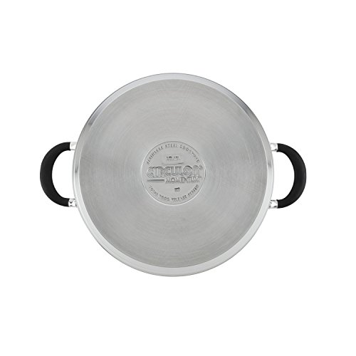 Circulon - 78005 Circulon Momentum Stainless Steel Nonstick Casserole Dish/ Casserole Pan / Dutch Oven With Lid - 5 Quart, Silver #TOP1