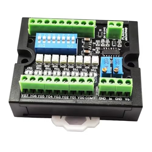 WOURRD 8DI-8DO-1VO-1IO - Placa de depuración multifunción NPN, herramienta de desarrollo de módulo de salida analógica digital