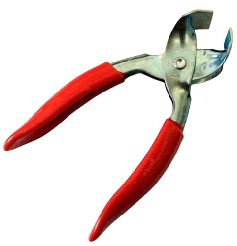 Dolphin Deluxe Catfish Skinner Pliers - Red Coated Handles