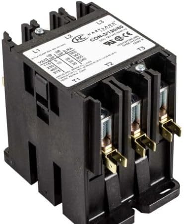 3 Pole 60 Amp 120 Volt Coil Contactor…