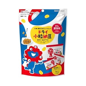 MD 大阪・関西万博 ミャクミャク ドライ小粒納豆 だし醤油味 7袋×4袋" 