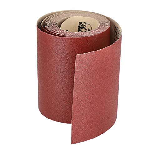 Mirka Red Schleifpapier-Rolle 115mm x 5m / Körnung P120 / 1 Rolle/Zum Schleifen von Holz, Metall und Kunststoff