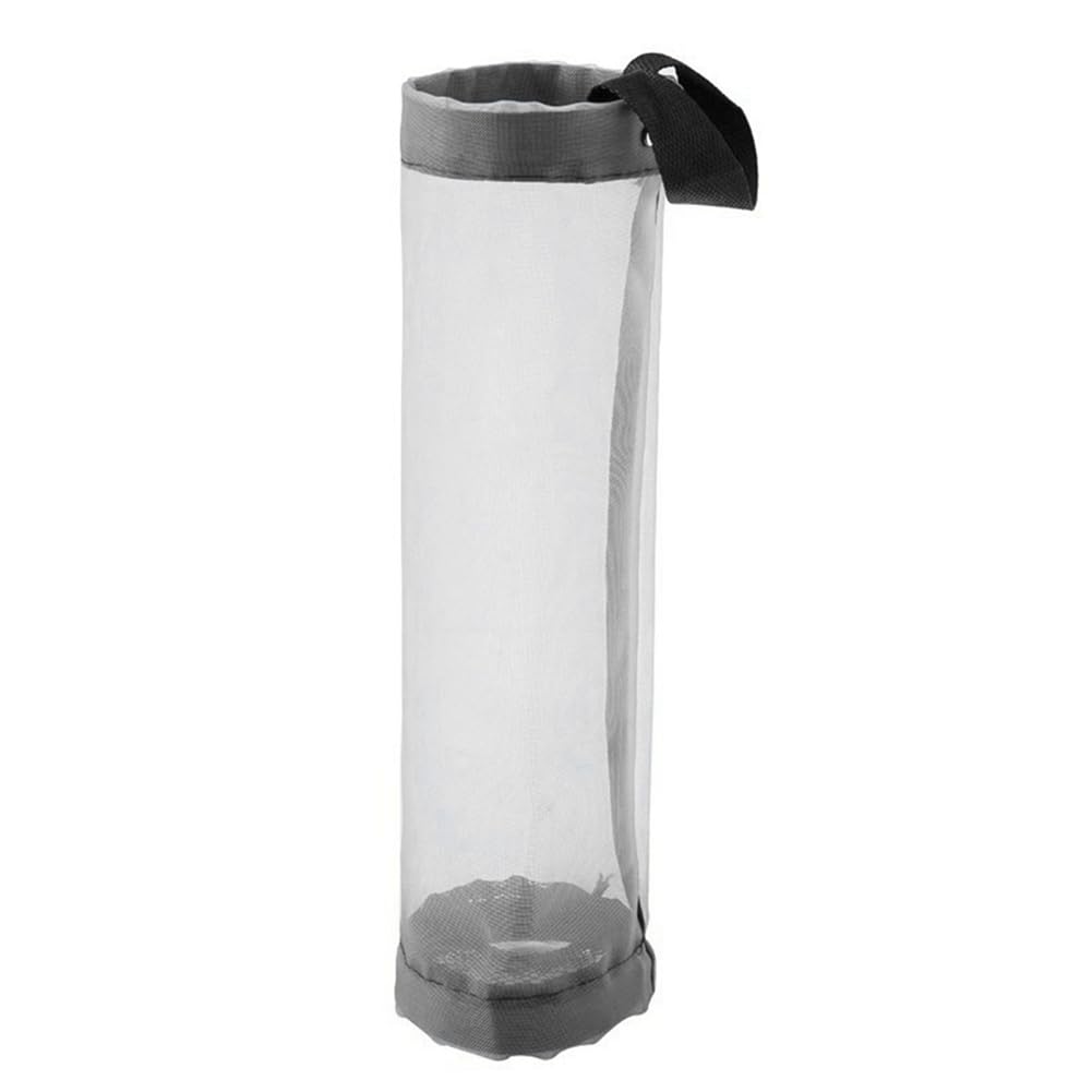 CTRLZS Household Holder Grocery Garbage Bag Wall Mount Plastic Bag Dispenser Hanging Grey