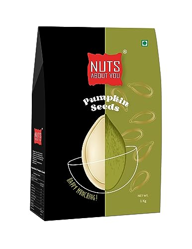 Nuts About You PUMPKIN Seeds, 1 kg | Raw | Premium | 100% Natural | Diet Food (B0C6GBLS86) Amazon Price History, Amazon Price Tracker