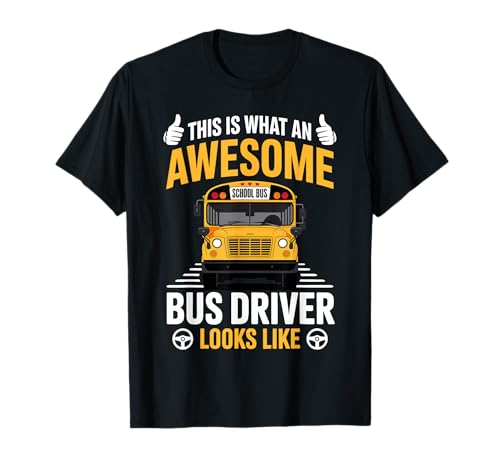 Best Bus Driver Costume for Men Women Kids Bus Driver T-Shirt