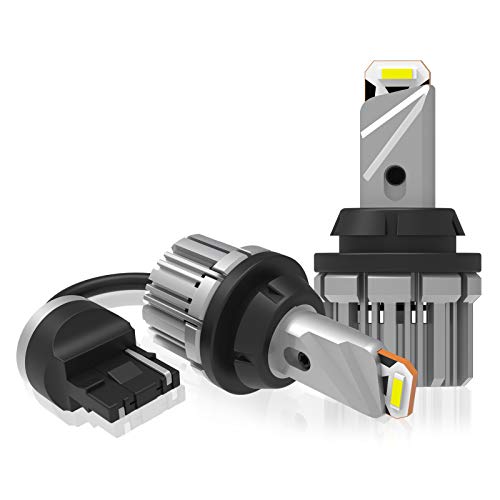 BLUESEATEC T20 W21W 7443 LED バックランプ 爆光 全方向拡散 日本製CSPチップ 5600LM 42W キャンセラー内蔵 12V/24v ハイフラなし ノイズ対策済み 定電流回路内蔵 無極性 2個セット 5年保証