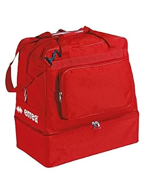 Errea Basic, Borsone Sportivo Unisex - Adulto, Rosso, 52X32X53