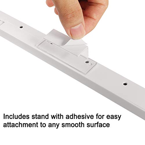 Aokin Sensor Bar For Wii, Replacement Wireless Infrared Ray Sensor Bar For Nintendo Wii And Wii U Console, Includes Clear Stand, White #TOP3