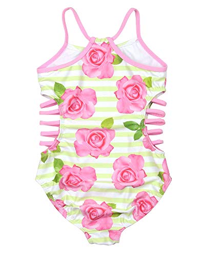 Girls' Garden Rose One-Piece Swimsuit, Sizes 4-122