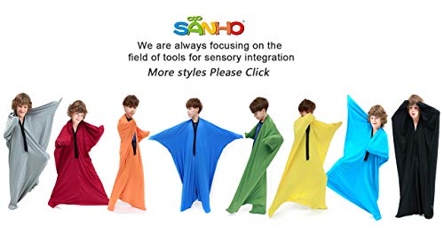 Sanho Dynamic Movement Sensory Sox - Updated Version, Medium, 6-9 Years Old, 47''Lx27''W Green #TOP5