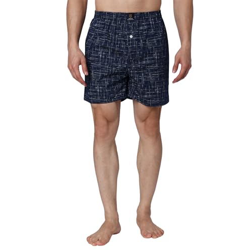 Image of Urban Scottish Ultra-Comfortable Men's Boxer Pants (Pack of 3) - 100% Cotton Material with A Stylish Print - Soft and Stretchy Elastic Waist Band - Dynamic Movement and Hardwearing Stitching