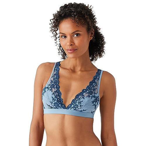Image of Wacoal Women's Embrace Lace Lightly Lined Wire Free Mid Coverage Bralette, 852191