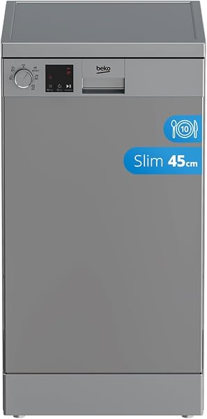 Beko DVS05024S, Lavastoviglie Slim, Argento, 44.8 x 60 x 85 cm - 1