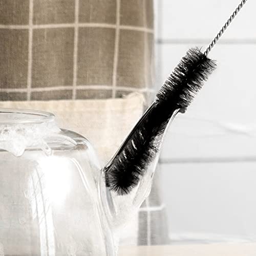 Kufung Bottle Brush, 8 Inch Nylon Tube Brush Set For Water Bottles, Glasswares, For Narrow Neck Bottles Cups With Hook, Set Of 10Pcs #TOP4