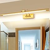 【Als Badespiegellampen】IP44 wasserdicht sorgen für die Sicherheit in einer feuchten Umgebung. Unterschiedliche Lichtwinkel werfen unterschiedliche Schatten, das Licht hellt den Spiegelbereich auf und das LED-Spiegellicht mit einem Beleuchtungswinkel von 180 Grad, wodurch Schatten und Verzerrung eliminiert werden und schaffen Sie die beste Umgebung für Ihr Make-up, sehr schöne Beleuchtung für Badezimmer, Garderobe usw.