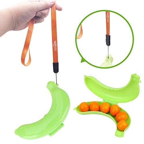 Lovestown Banana Case,3 Pack Banana Holder Outdoor Travel Cute Banana Protector Storage Box #TOP3