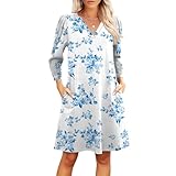 Vestidos De Mujer Elegantes con Diseño Floral Manga Larga Vestido Moderno para Ocasiones S