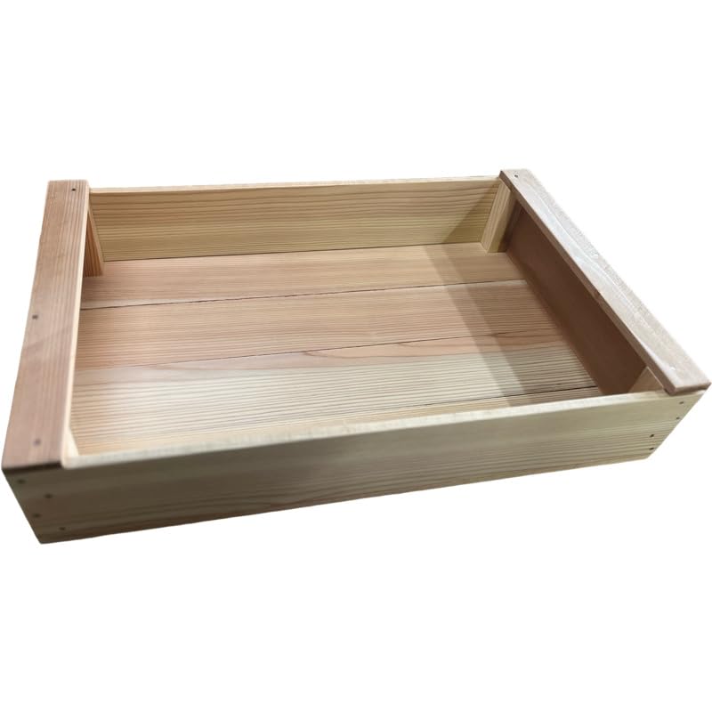 Amazon｜魚箱 木製トロ箱 青森県産杉 4個セット｜収納ケース・ボックス