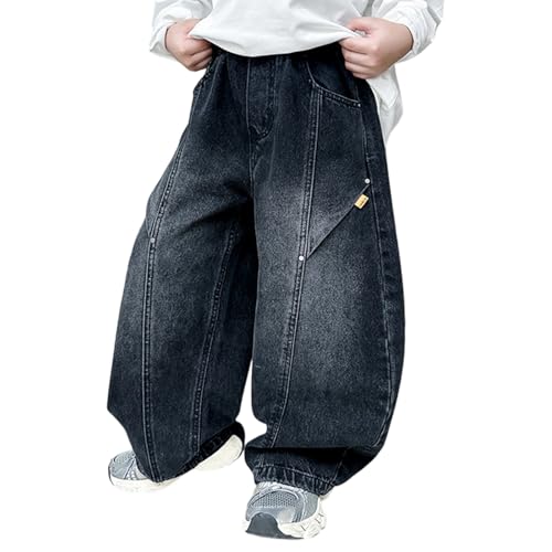 Jean Baggy pour Garçon en Denim Souple Style Streetwear 90s de 5 à 16 Ans