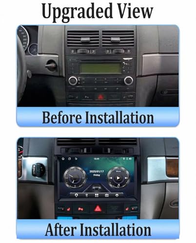 Estéreo de Automóvil Volkswagen Touareg 2002-2010 Android Auto GPS 4 Nuclear 2