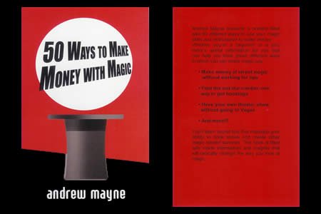 50 Ways To Make Money With Magic by Andrew Mayne Cover