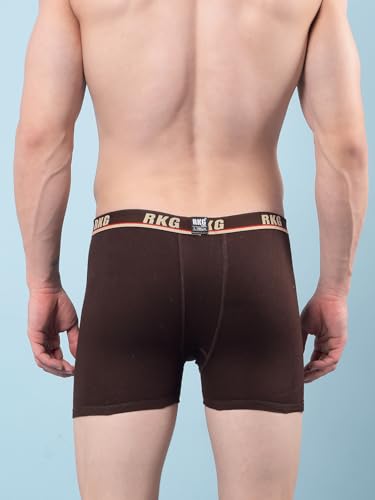 Image of RKG Men's Cotton Trunks Soft & Breathable Innerwear | Comfortable Stretch Fit Everyday Underwear | Durable Elastic Waistband | from Dollar Brand