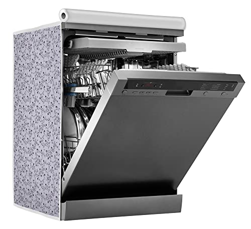 Image of Amazon Brand - Umi. Dishwasher Cover Suitable for Bosch of 12, 13, 14, and 15 Place Setting (63X63X81CMS, White & Grey)