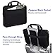 Taygeer 17 inch Laptop Bag, Professional Business Office Briefcase for Men Women, Premium Water Resistant Carry On Laptop Case Shoulder Messenger Bag Fits 15.6 17 Inch Notebook/Computer, Black