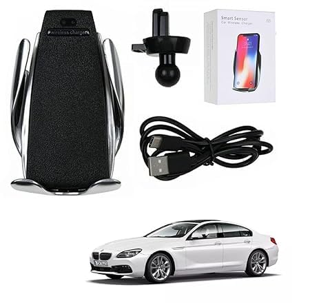 AC Air Vent Clip InfraredSensing Auto Clamping Car Wireless Charger Fast Charging Smart Sensor AC Vent Car Phone Holder for All Mobile Phones