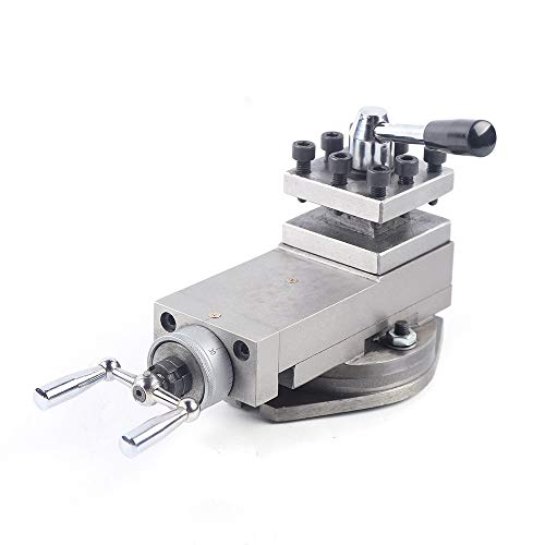AT300 Metal Lathe Tool, Mini Lathe Machine Post Assembly Tool Holder, Small Metal Lathe Accessories Change Lathe Assembly 80mm Stroke Square Tool
