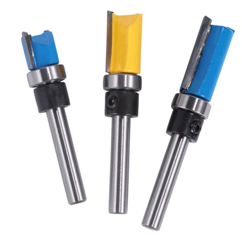 FUNOMOCYA High Precision Flush Trim Router Bit for Woodworking 1/4 Inch Wood Milling Cutter Carpentry Tool Resistance