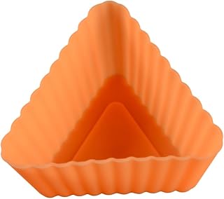 Food Grade Silicone Triangle Muffin Pan Baking Cups Cupcake Liners Easy Clean Muffin Molds for Diy Random