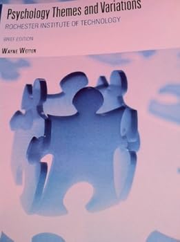 Paperback Psychology Themes and Variations (Rochester Institute of Technology) Book