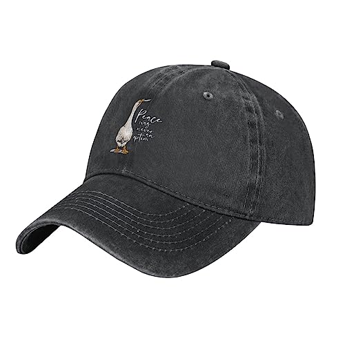 Image of Funny Goose Hat Silly Goose On The Loose Hat Men Baseball Hats Funny Cap