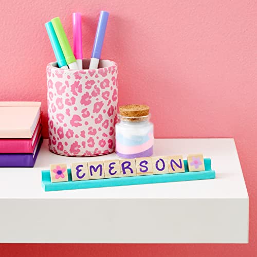 Bright Creations 12 Pack Wooden Rack For Letter Tiles, Compatible With Scrabble Tiles, Replacement Game Tray Pieces, And Wooden Tile Holders For Crafts (7.5 X 0.75 X 0.85 Inches) #TOP1