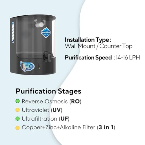 Image of aquaultra B11 7-Stage water purifier filter for home | 9L Transparent Tank | RO+UV+UF (TDS+COVER+SPUN FILTER)