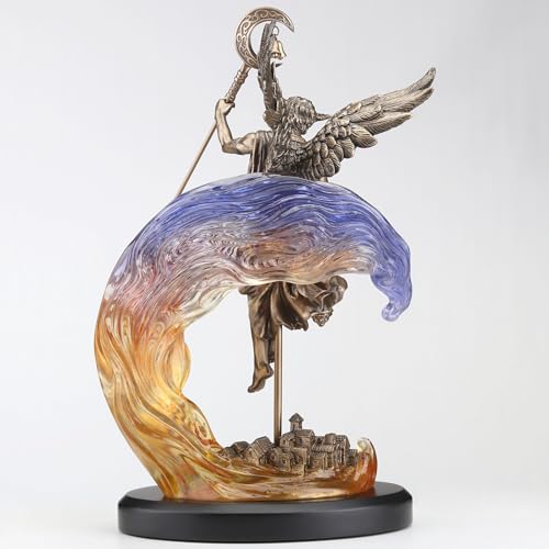 Escultura Hypnos Dios Griego del Sueño 33.3 cm Bronce Resina miniatura 4