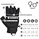 Igoera®️ Kletterhandschuhe mit hochwertigen u. robusten Nähten, Fingerhandschuhe zum Klettern u. Bouldern für mehr Grip u. Schutz am Fels u. an der Wand, Unisex (S)