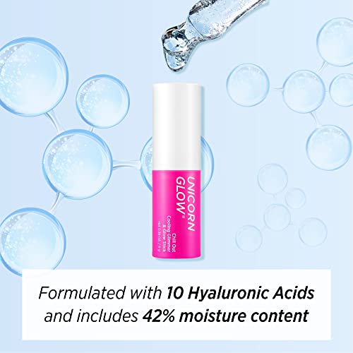 Unicorn Glow Chill Out Cooling Glimmer & Glow Stick (For Face & Body) 02 Dress - Makeup Highlighter Stick & Moisturizer Cruelty Free Body Illuminator Body Luminizer Body Glitter Highlighter Makeup Stick Face Highlighter High Lighter Body Glow Shimmer #TOP4
