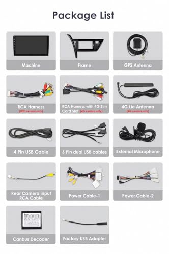 Navegación Pantalla de Coche Toyota Corolla 2013-2016 sin Cables 7