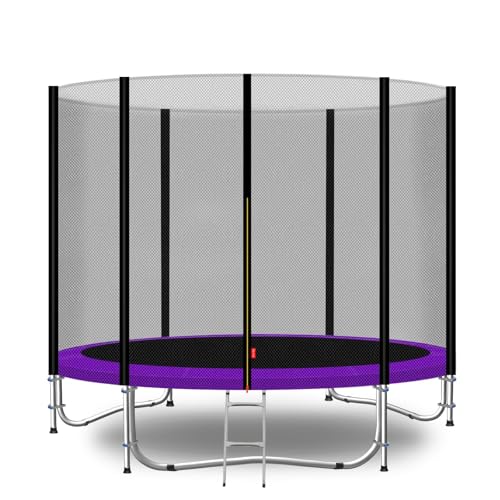 Baunsal® Trampolin Outdoor Ø 183 cm (EXD) lila als Komplettset mit...