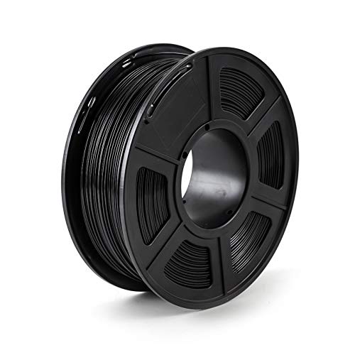 Filament Imprimante 3d,Filament pla Imprimante 3D Filament 1,75 en fibre de carbone Bois ABS Métal Eramics Nylon (Color : PETG Black)