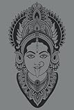 Kali Goddess deity Indian India Hindu yoga T shirt: Heart Journal Notebook 6x9 inch 100pages