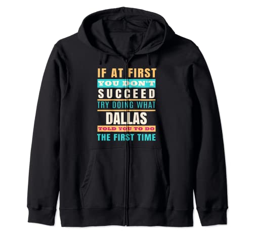 DALLAS Nombre Personalizado Camisa DALLAS Nombre Sudadera con Capucha