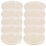 Didiseaon 10 Stück Tragbare Agarplatten 9cm Vorgegossene Petrischalen Für Wissenschaftliche Experimente Laborbedarf Nähragarplatte Für Biologieprojekte Gewebekulturplatten