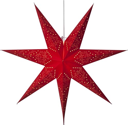 Star Papier Motif Sensy 70 Rouge pour décorer vos tables de Noël