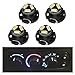 RAVSOFT AC Climate Heater Control LED Lights Bulbs Kit replacement Compatible with 2002-2008 Dodge Ram 1500 2500 3500 Dakota (White), Pack of 4
